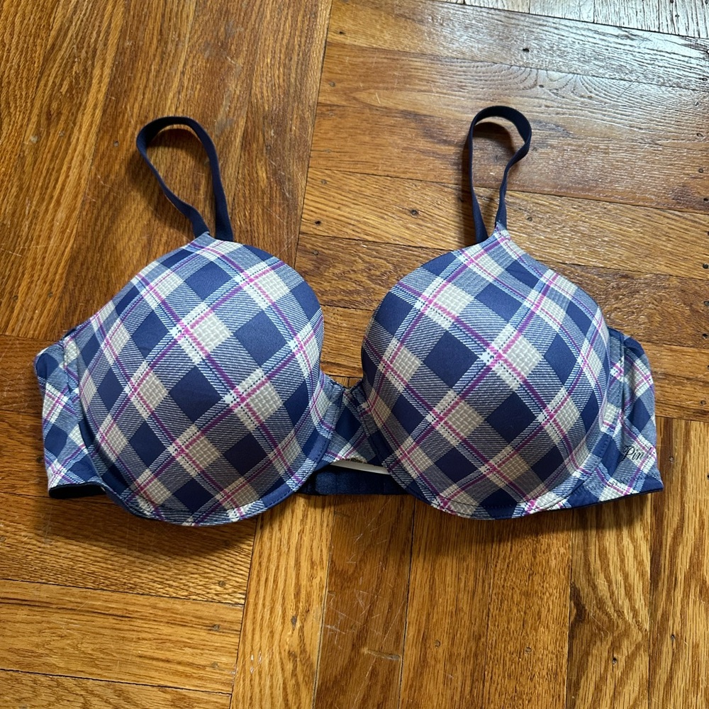 Victoria's secret pink wear everywhere lightly lined tshirt bra 40D